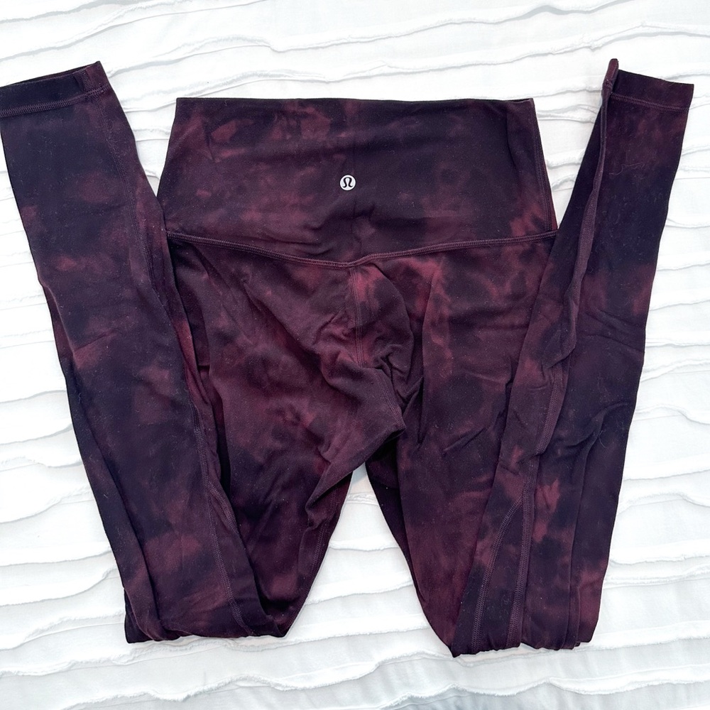 Lululemon Maroon Leggings